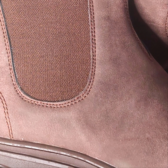 Jack 'n Jill Chelsea Brown Suede Boots Size 10 Never Worn - Picture 9 of 12